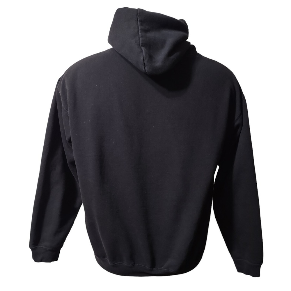Brisco Heavy Weight Large Men's Hoodie Pullover‎ Fleece Dilly Dilly Pocket Black - Picture 2 of 9